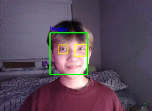 Facial recognition model output