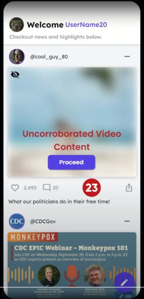 Mediator app screen one